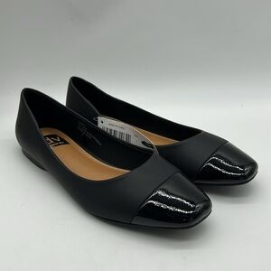 DV by Dolce Vita “Malanie” Cap-Toe Flats – Black, Size 7 | Vegan | New in Box
